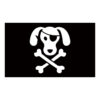 3x5 Ft Jolly Roger Pirate Skull and Crossbones Polyester Flag with Brass Grommets