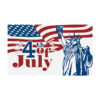 US Independence Day Flag Tapestry, American National Holiday Themed Backdrop Banner, Custom Event Decor Flag
