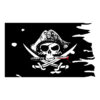 3x5 Ft Jolly Roger Pirate Skull and Crossbones Polyester Flag with Brass Grommets