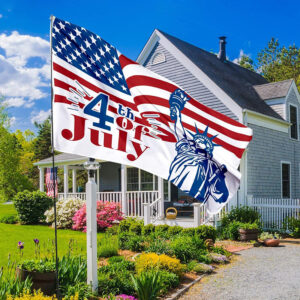 Event Hanging Decor Banner US Independence Day Flag Tapestry, American National Holiday Themed Backdrop Banner, Custom Event Decor Flag