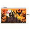 New Halloween Hanging Tapestry, Skull Witch Pumpkin Clown Themed Background Decor, Outdoor Spooky Atmosphere Wall Banner