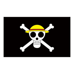 DESFLOPY No Quarter 1718 Pirate Skull Flag Banner, Anime Wall Hanging Decor for Room Decoration