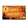 New Halloween Hanging Tapestry, Skull Witch Pumpkin Clown Themed Background Decor, Outdoor Spooky Atmosphere Wall Banner
