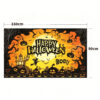 New Halloween Hanging Tapestry, Skull Witch Pumpkin Clown Themed Background Decor, Outdoor Spooky Atmosphere Wall Banner