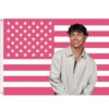 New Arrival Malachi Music Barton Pink Flag 3x5FT Polyester Tapestry Background Banner