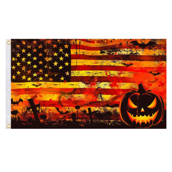 New Halloween Hanging Tapestry, Skull Witch Pumpkin Clown Themed Background Decor, Outdoor Spooky Atmosphere Wall Banner