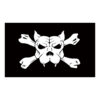 3x5 Ft Jolly Roger Pirate Skull and Crossbones Polyester Flag with Brass Grommets