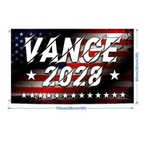 custom print flag 2028 New Presidential Election Flag, Vance Campaign Banner 3x5FT, Custom Flags Available with Your Own Design