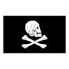3x5 Ft Jolly Roger Pirate Skull and Crossbones Polyester Flag with Brass Grommets