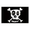 3x5 Ft Jolly Roger Pirate Skull and Crossbones Polyester Flag with Brass Grommets